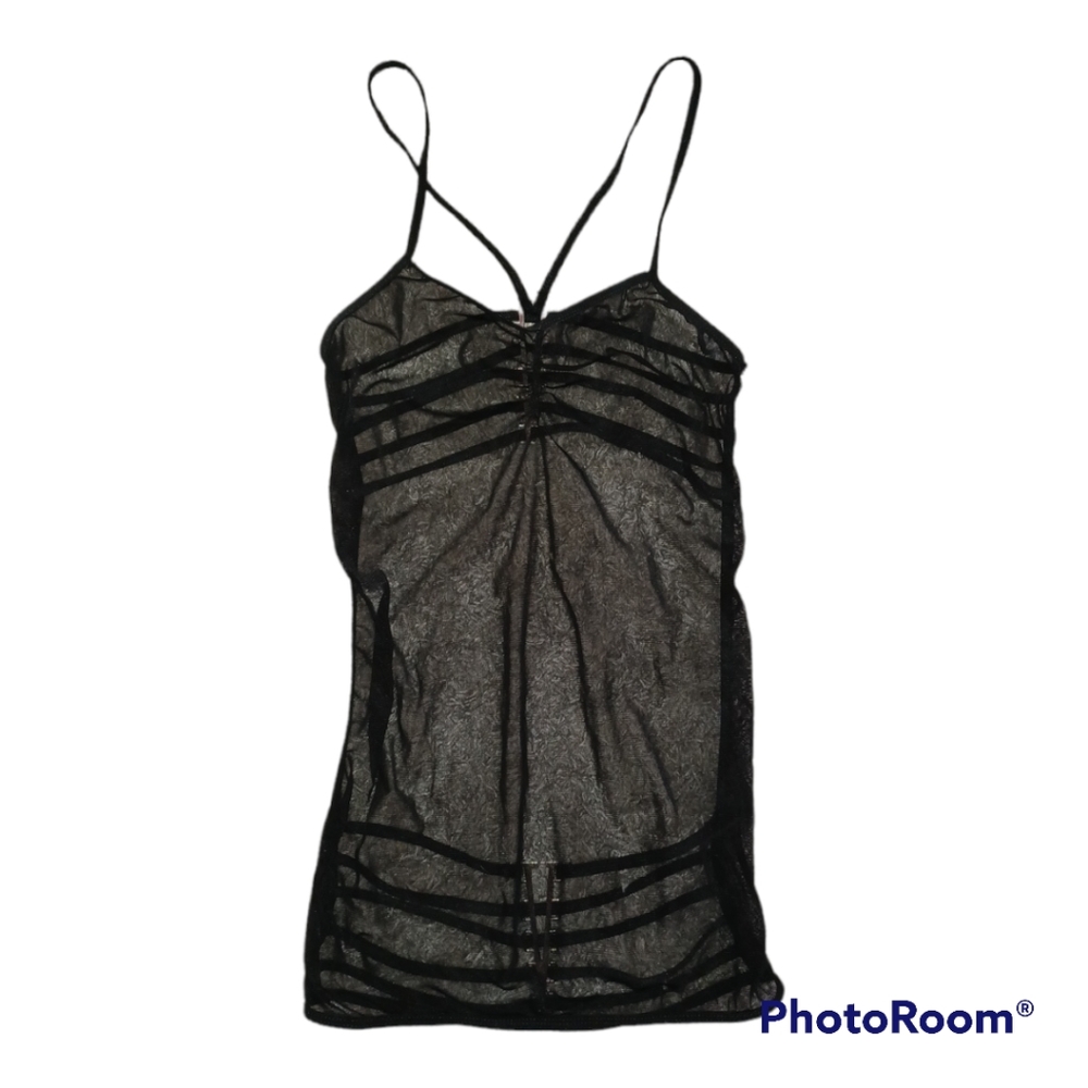 Mesh lingerie dress